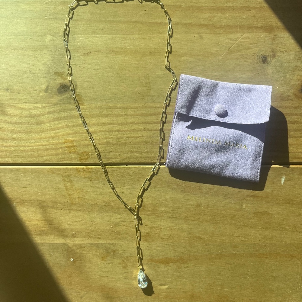Melinda Maria Baby Samantha Teardrop Necklace
